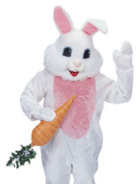 Troy in an Easter bunny costume